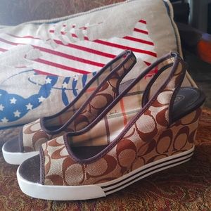 Authentic Coach Wedges